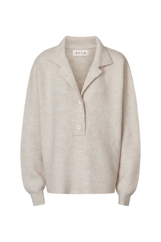 karavan clothing fashion fall winter 25 homecoming krvn collection olsen knitted sweater ivory