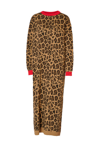 karavan clothing fashion fall winter 25 homecoming collection orfilia knitted dress leopard