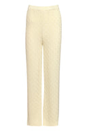 karavan fall winter 26' collection orlanda knitted trousers ivory