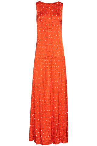 karavan clothing fashion krvn spring summer 26 nai collection paisley dress polka red