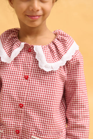 karavan clothing fashion fall winter 25 homecoming rookies collection pajamas set girl red