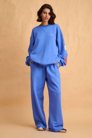 karavan clothing fashion fall winter 25 homecoming collection misty sweatpants blue