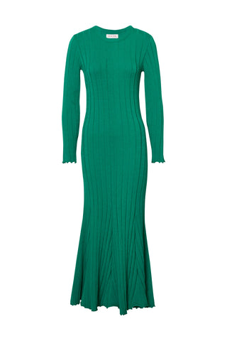karavan clothing fashion fall winter 25 homecoming krvn collection patrizia knitted dress green