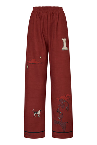 karavan clothing fashion fall winter 25 homecoming collection brielle rousers icons bordeaux