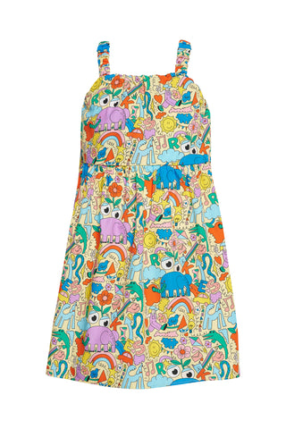 karavan clothing fashion spring summer 26 rookies collection perla dress doodle