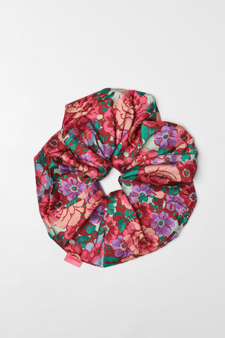 Tribe Scrunchie (Aqua Floral)
