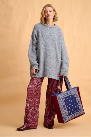 karavan clothing fashion fall winter 25 homecoming collection phoebe trousers bordeaux paisley