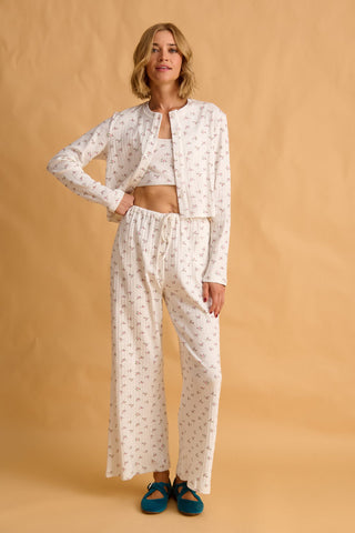 karavan clothing fashion fall winter 25 homecoming homeware collection pointelle pants pink flowers