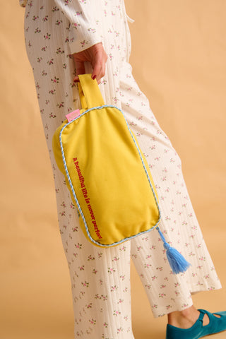 karavan clothing fashion fall winter 25 homecoming homeware collection vanity case yellow