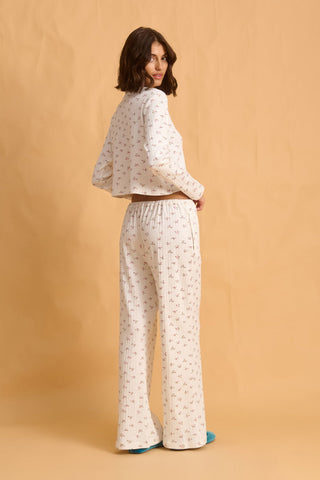 karavan clothing fashion fall winter 25 homecoming homeware collection pointelle cardigan pink flowers