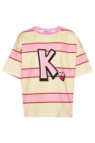 karavan clothing fashion spring summer 26 rookies collection pinky tee candy stripes