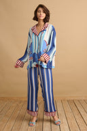 Silk Pyjamas Trousers (Fan)