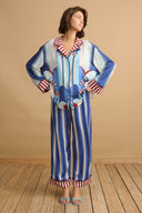 Silk Pyjamas Trousers (Fan)