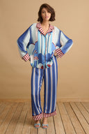 Silk Pyjamas Top (Fan)