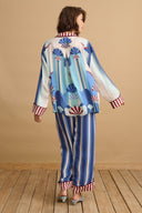 Silk Pyjamas Trousers (Fan)