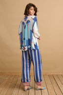 Silk Pyjamas Trousers (Fan)