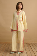 karavan clothing planet homeware collection fall winter 24 25 pyjamas set yellow carousel
