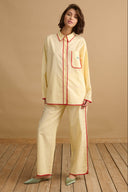 karavan clothing planet homeware collection fall winter 24 25 pyjamas set yellow carousel
