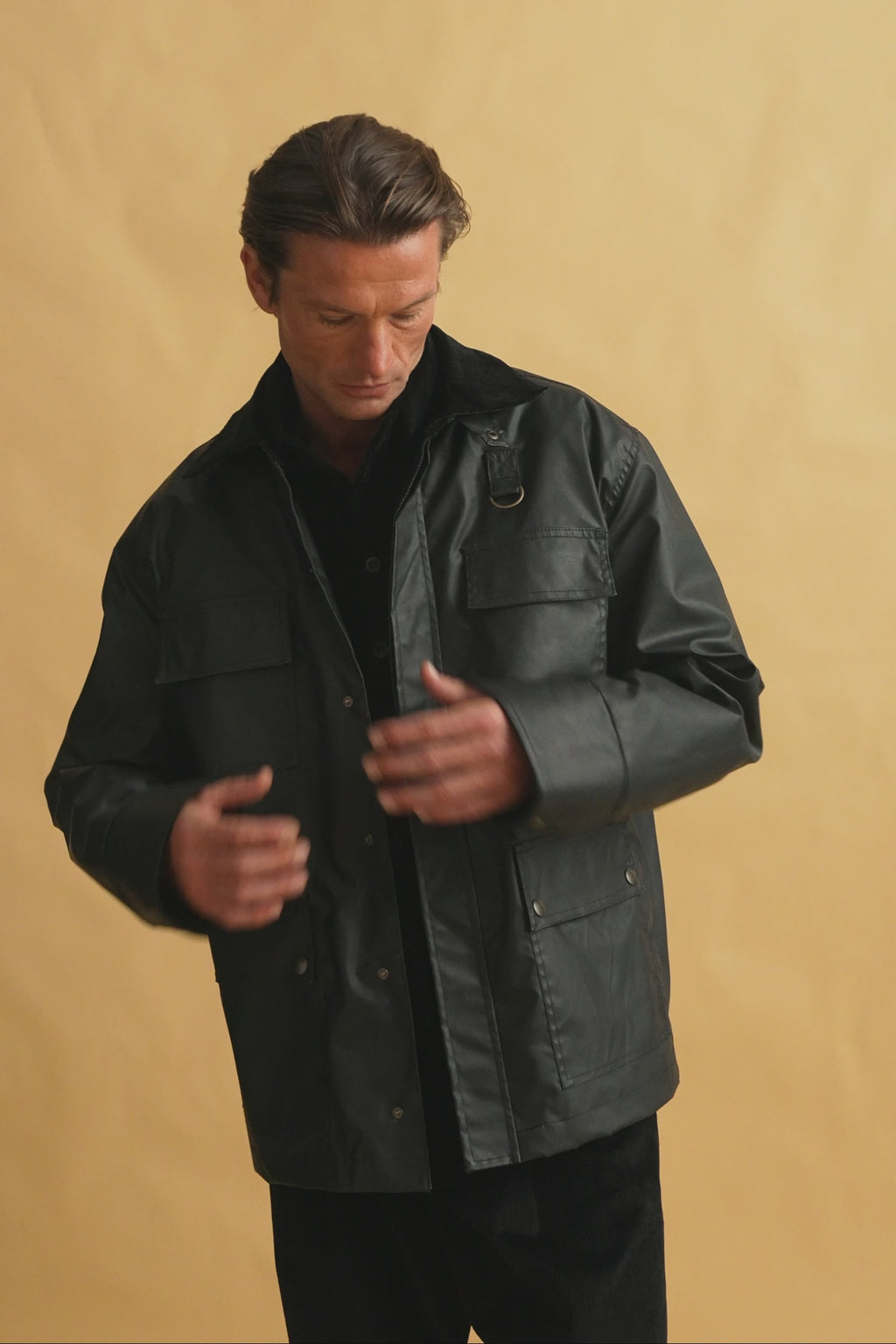 karavan clothing fashion fall winter 25 homecoming men collection jason jacket black