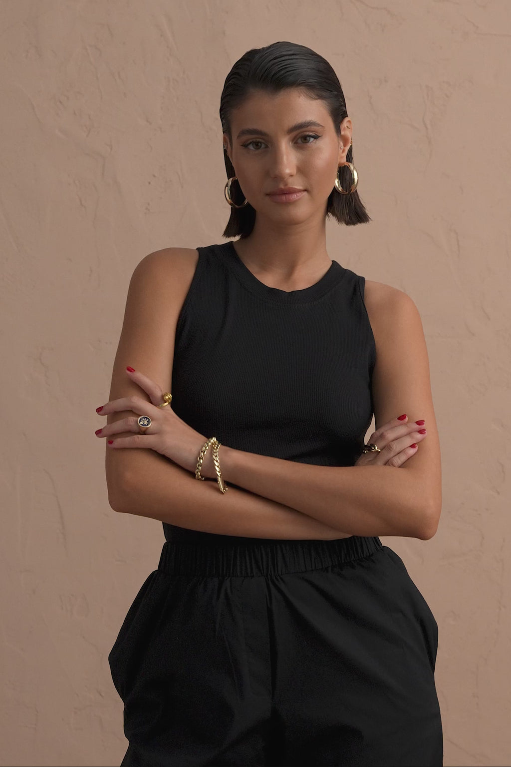 karavan clothing fashion spring summer 25 krvn kaitlyn top black