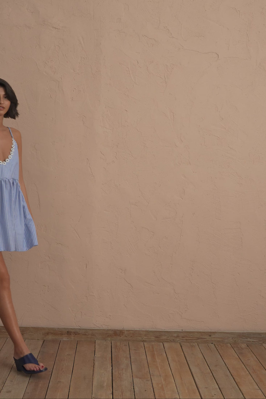 karavan clothing fashion spring summer 25 matilda mini dress ciel