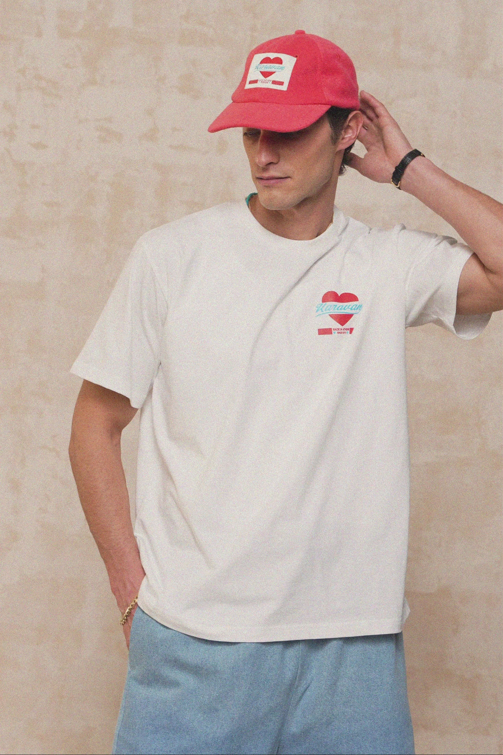 karavan clothing fashion spring summer 26 men nai collection alvaro tee white