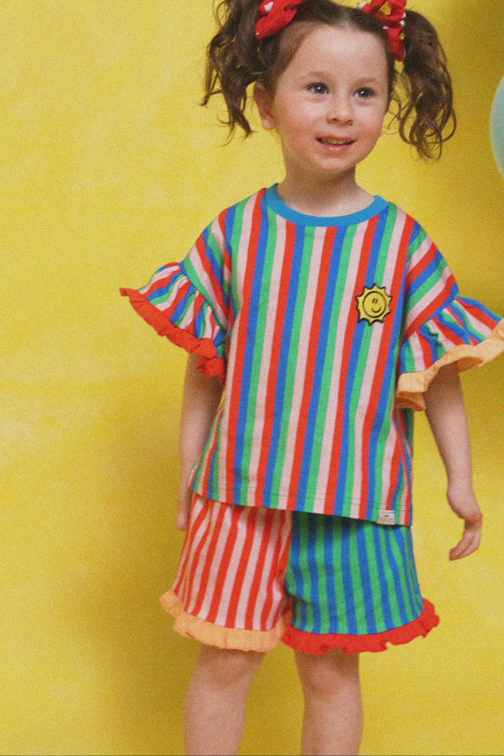 karavan clothing fashion spring summer 26 rookies collection helga tee multicolor stripes