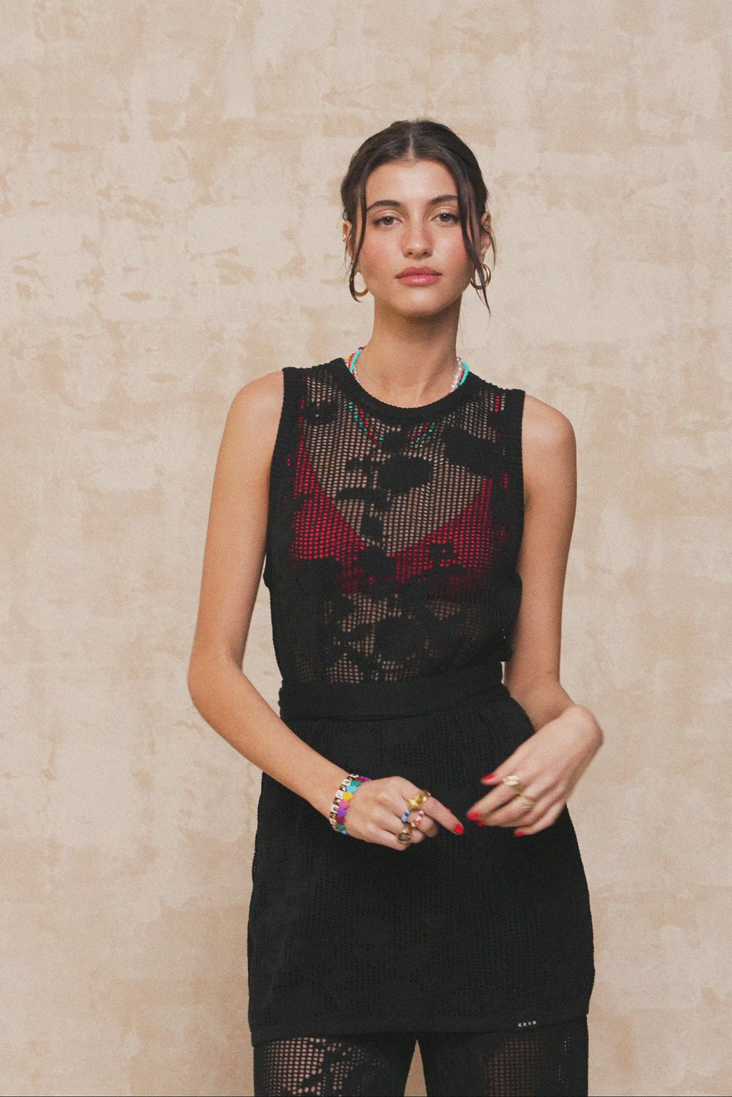 karavan clothing fashion krvn spring summer 26 nai collection bridget knitted top black