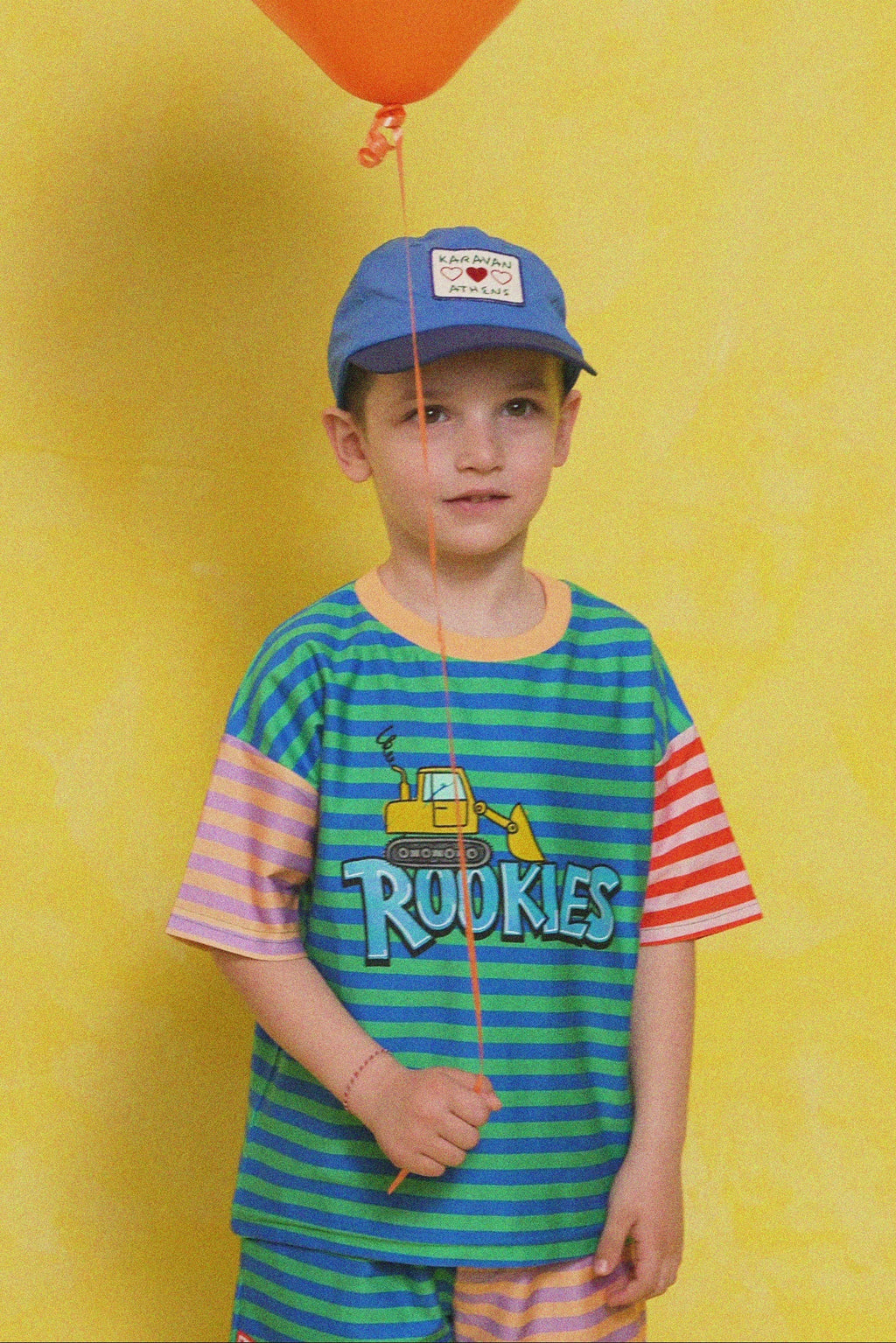 karavan clothing fashion spring summer 26 rookies collection casper tee multicolor stripes