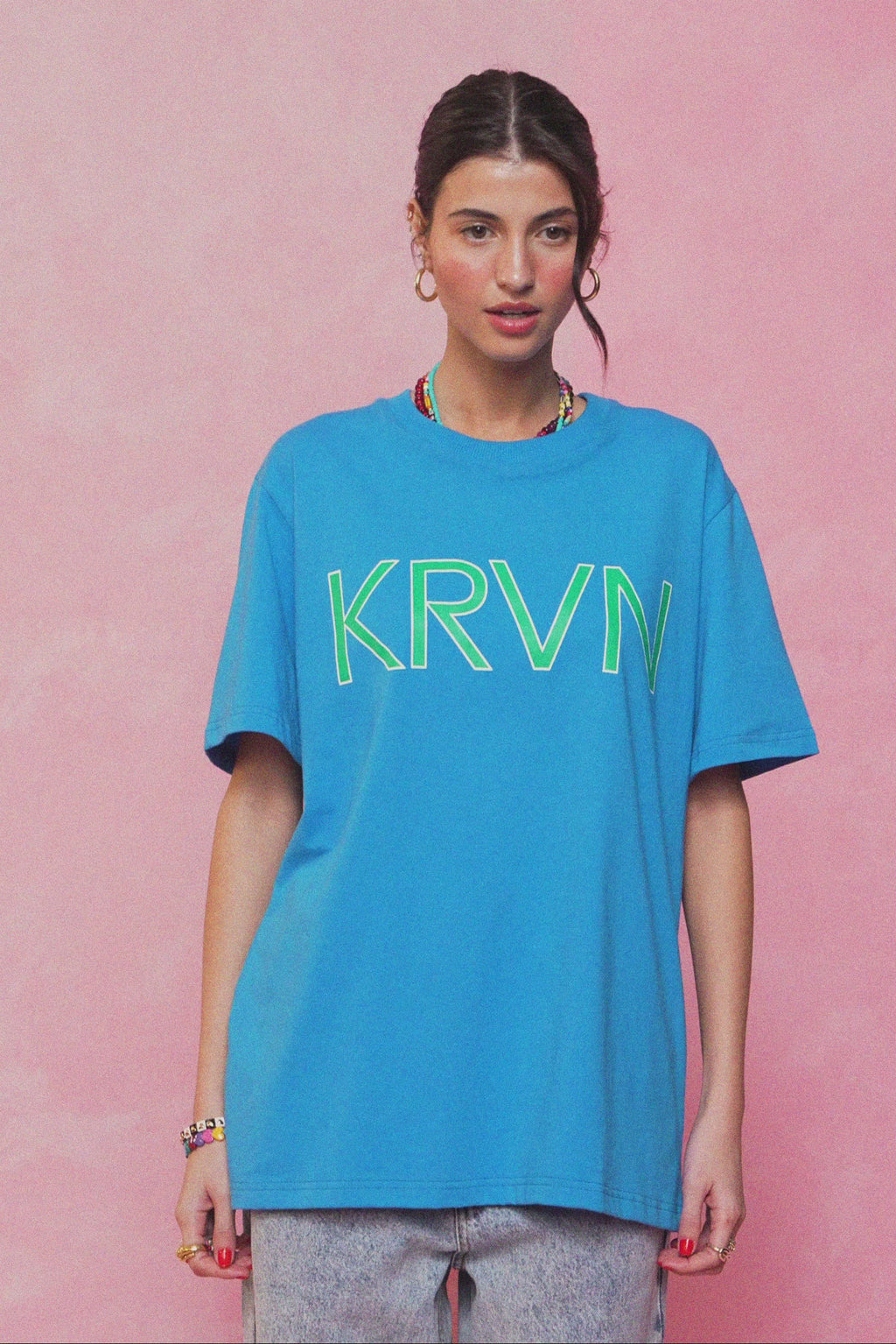 karavan clothing fashion krvn spring summer 26 nai collection eduarda tee turquoise