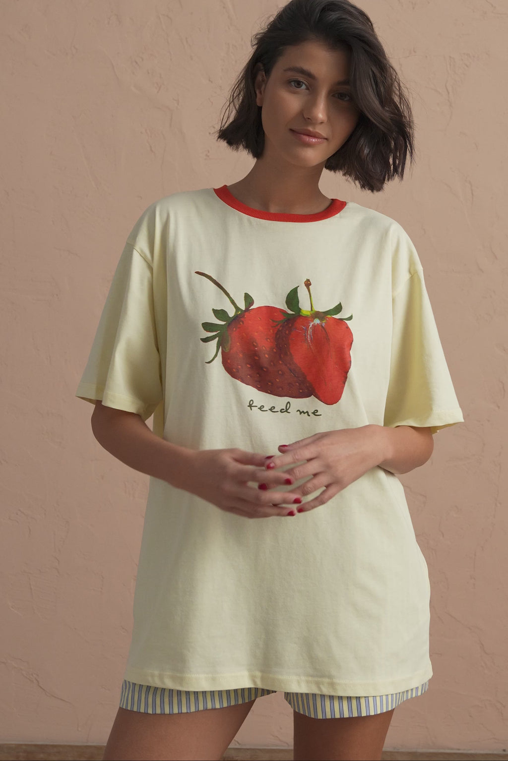 karavan clothing fashion spring summer 25 planet karavan strawberry tee