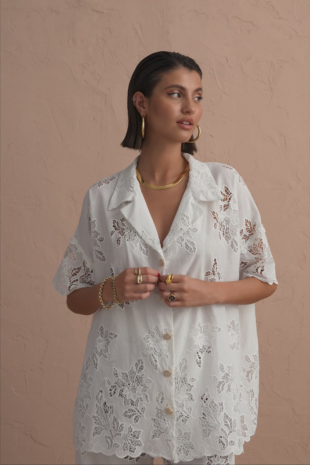 karavan clothing fashion spring summer 25 krvn eliza shirt white