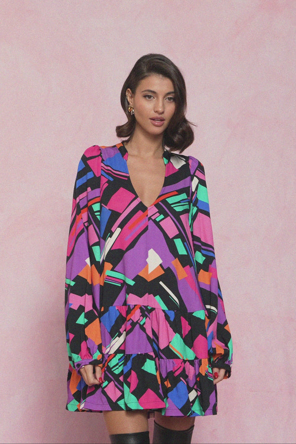karavan fall winter 26' collection irma mini dress shapes black