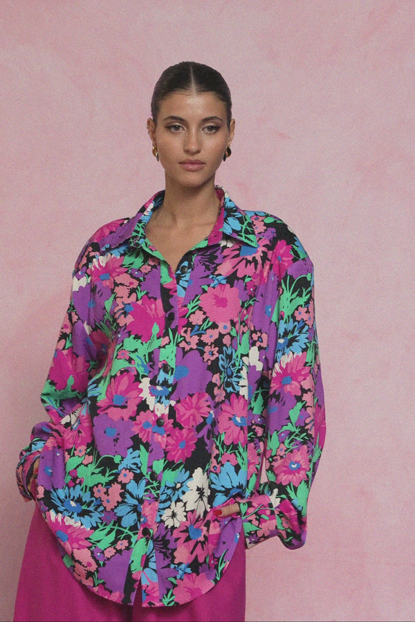karavan fall winter 26' collection romilly shirt floral multicolor
