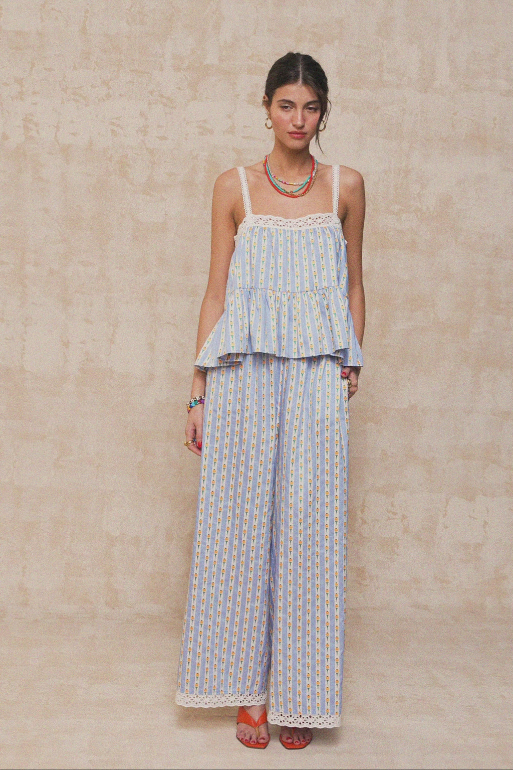 karavan clothing fashion spring summer 26 nai collection inez trousers light blue ivory