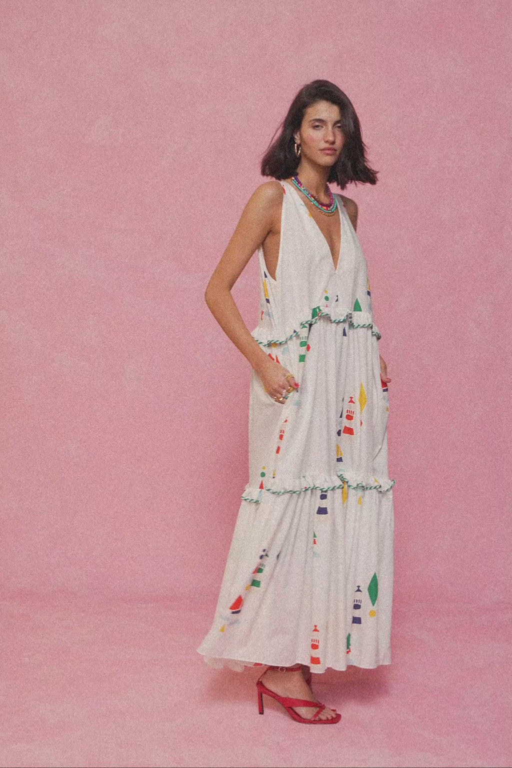 karavan clothing fashion spring summer 26 nai collection artemis dress white lighthouse