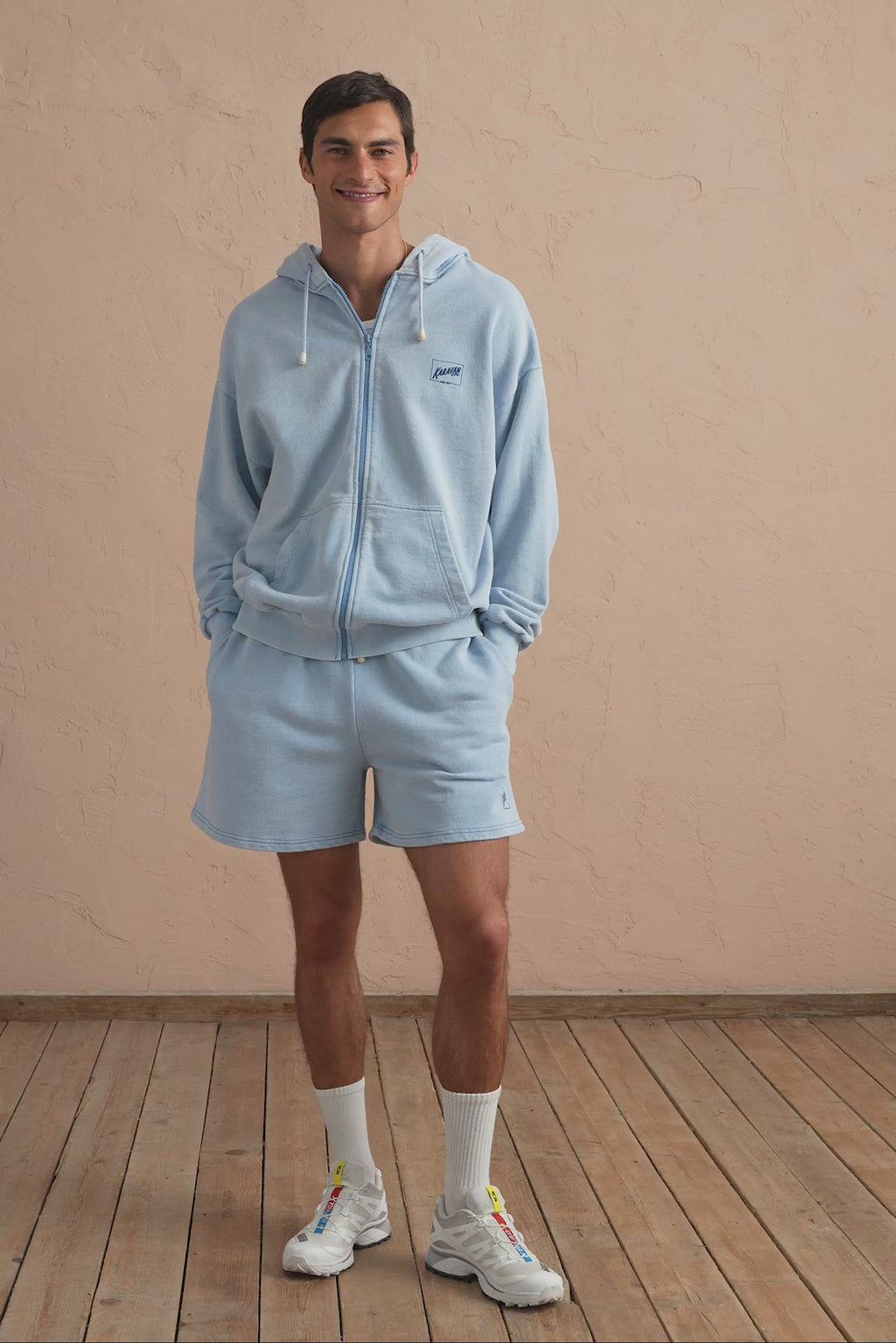 karavan clothing tosa kalokairia spring summer 25 men collection edward shorts ciel