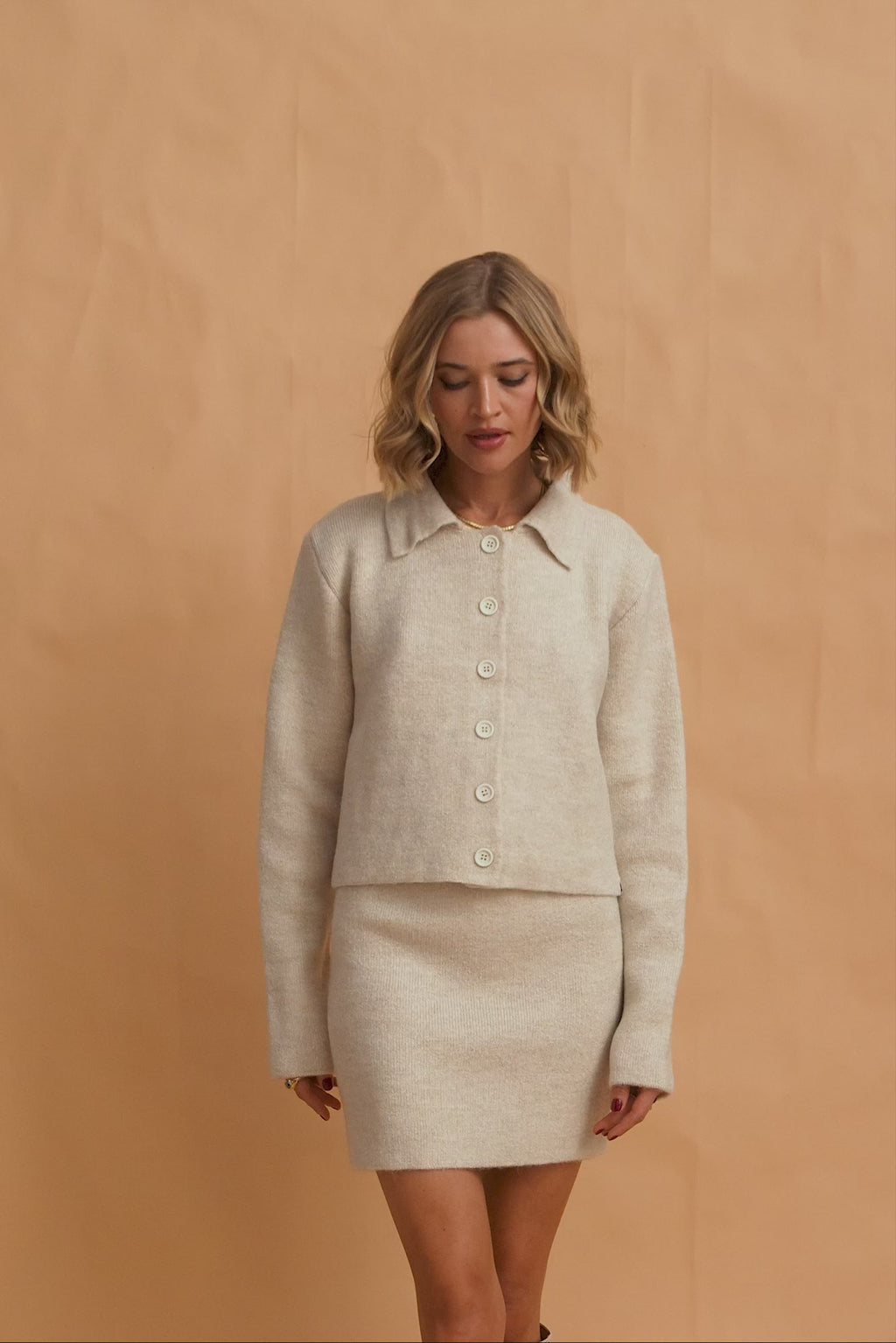 karavan clothing fashion fall winter 25 homecoming krvn collection abigail knitted top ivory