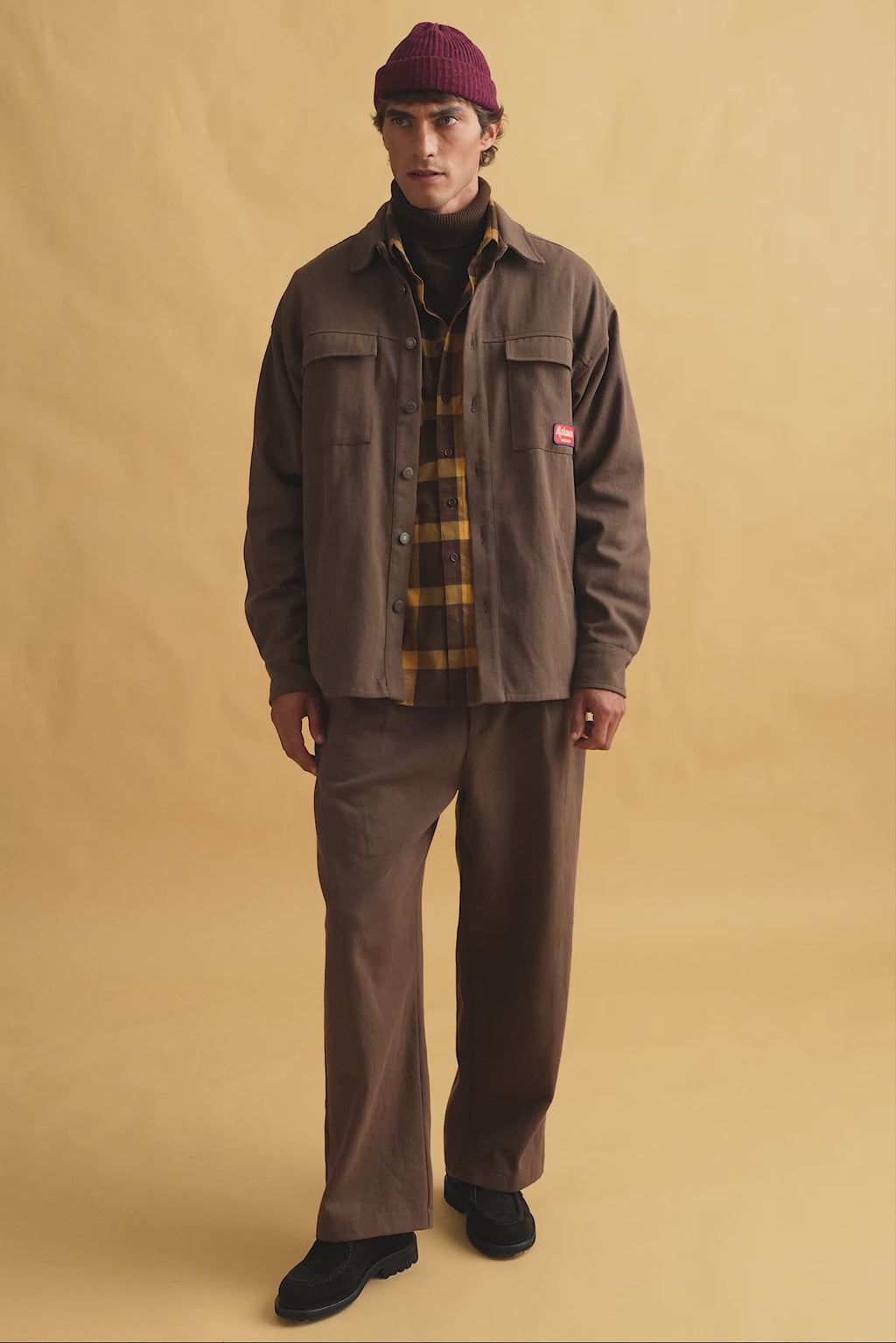 karavan clothing fashion fall winter 25 homecoming men collection eliot trousers brown