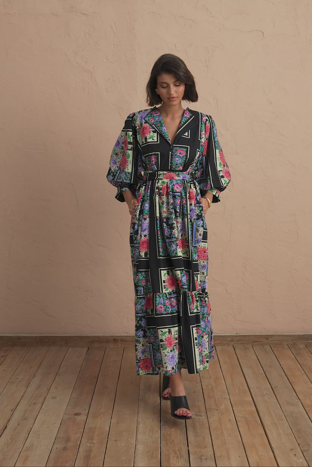 karavan clothing fashion spring summer 25 penelope dress floral black