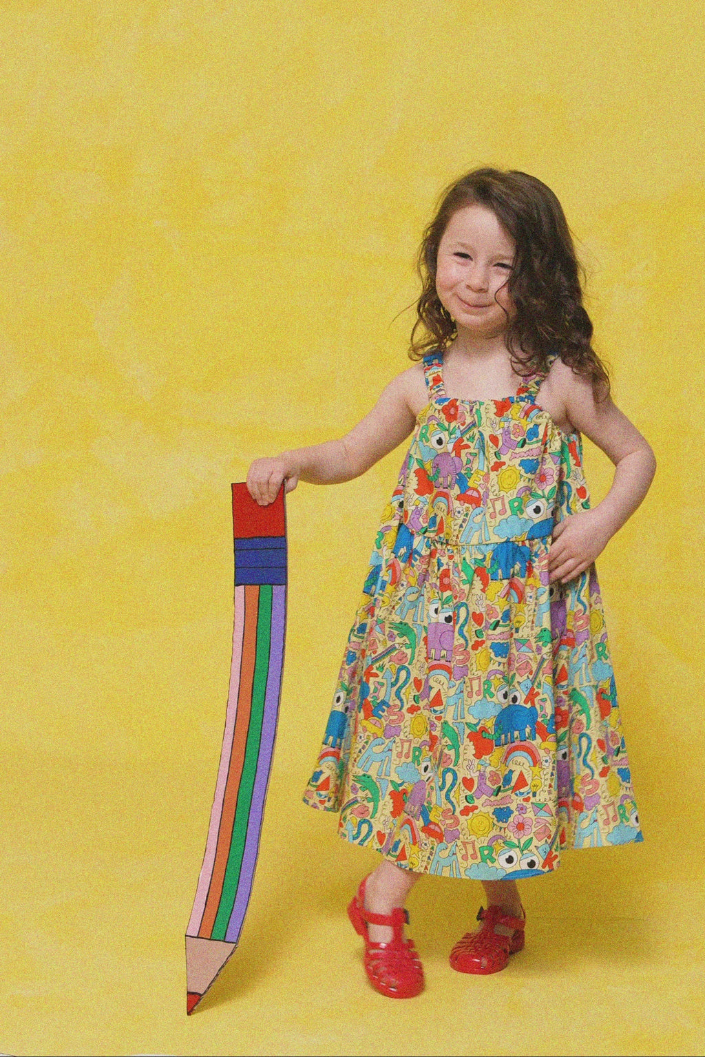 karavan clothing fashion spring summer 26 rookies collection perla dress doodle