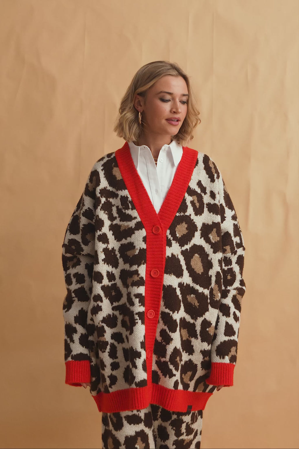 karavan clothing fashion fall winter 25 homecoming collection maya cardigan leopard