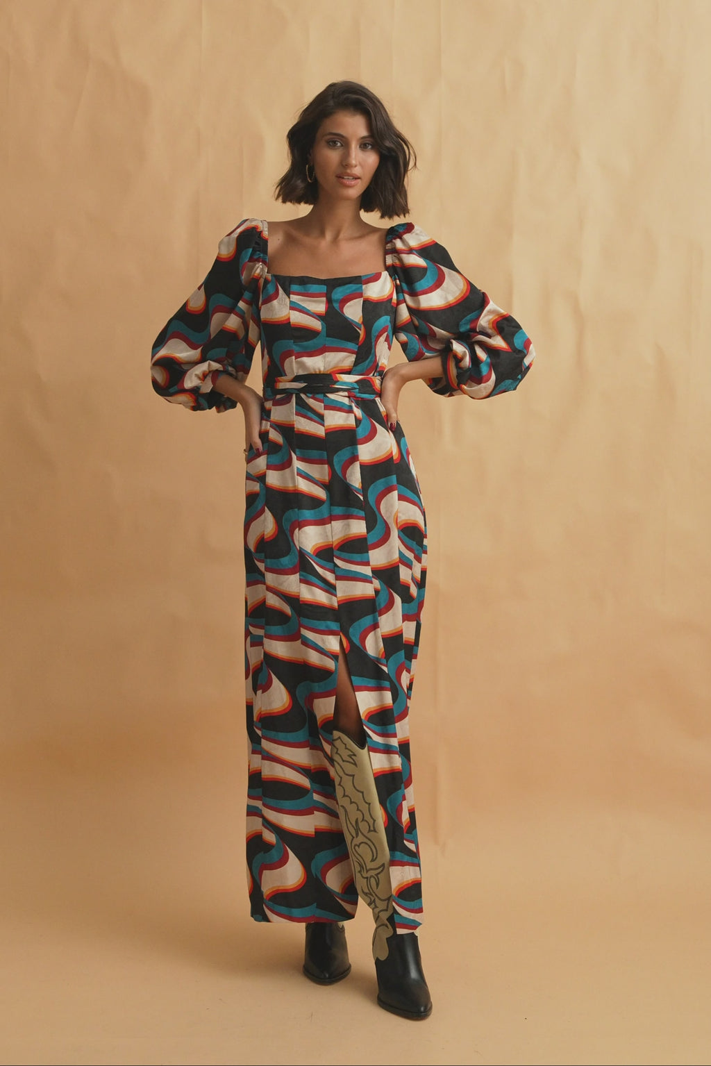 karavan clothing fashion fall winter 25 homecoming collection gloria shirt blue floral