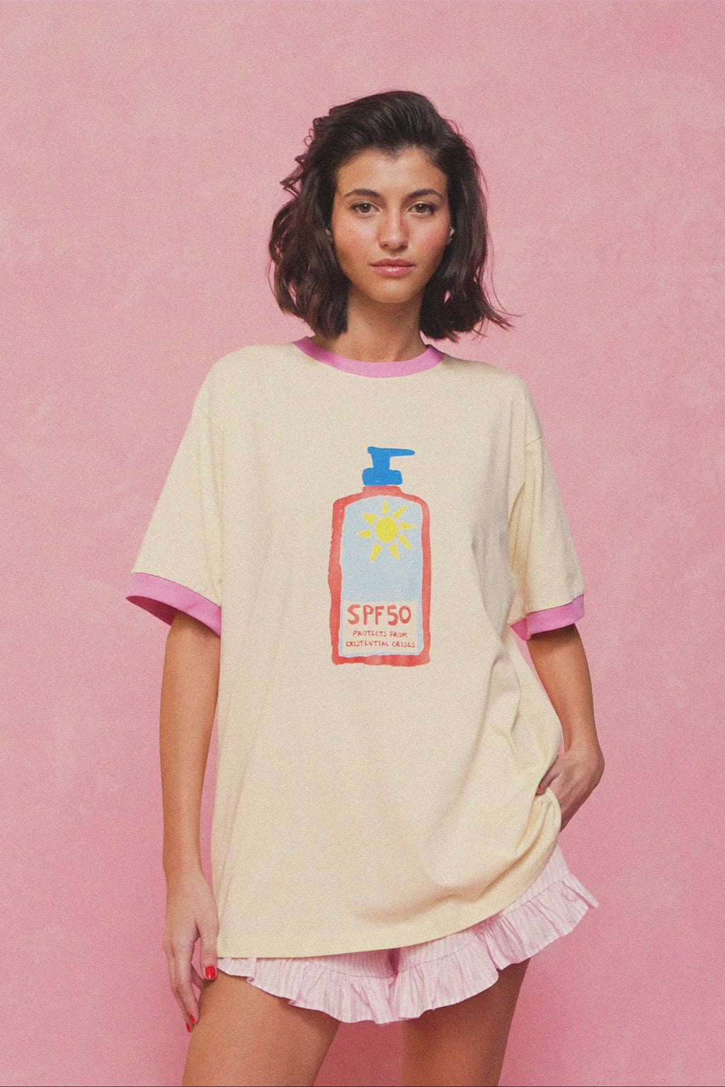karavan clothing fashion planet homeware spring summer 26 nai collection sunscreen tee yellow crisis