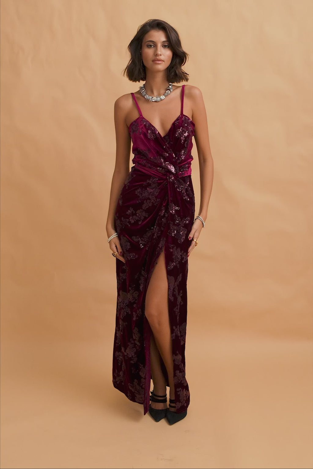 karavan clothing fashion fall winter 25 krvn homecoming collection alice dress bordeaux