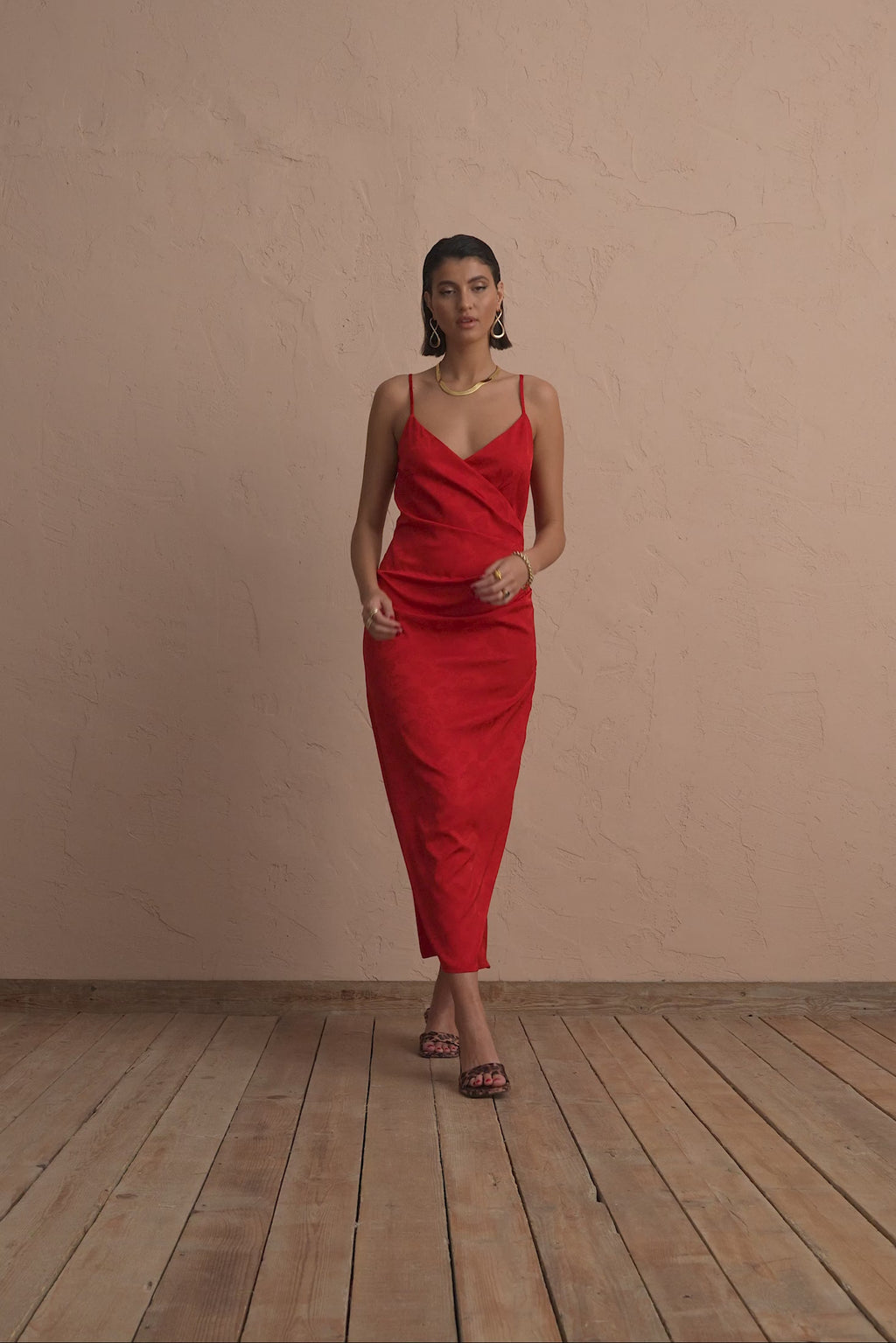 karavan clothing fashion spring summer 25 krvn winona dress red