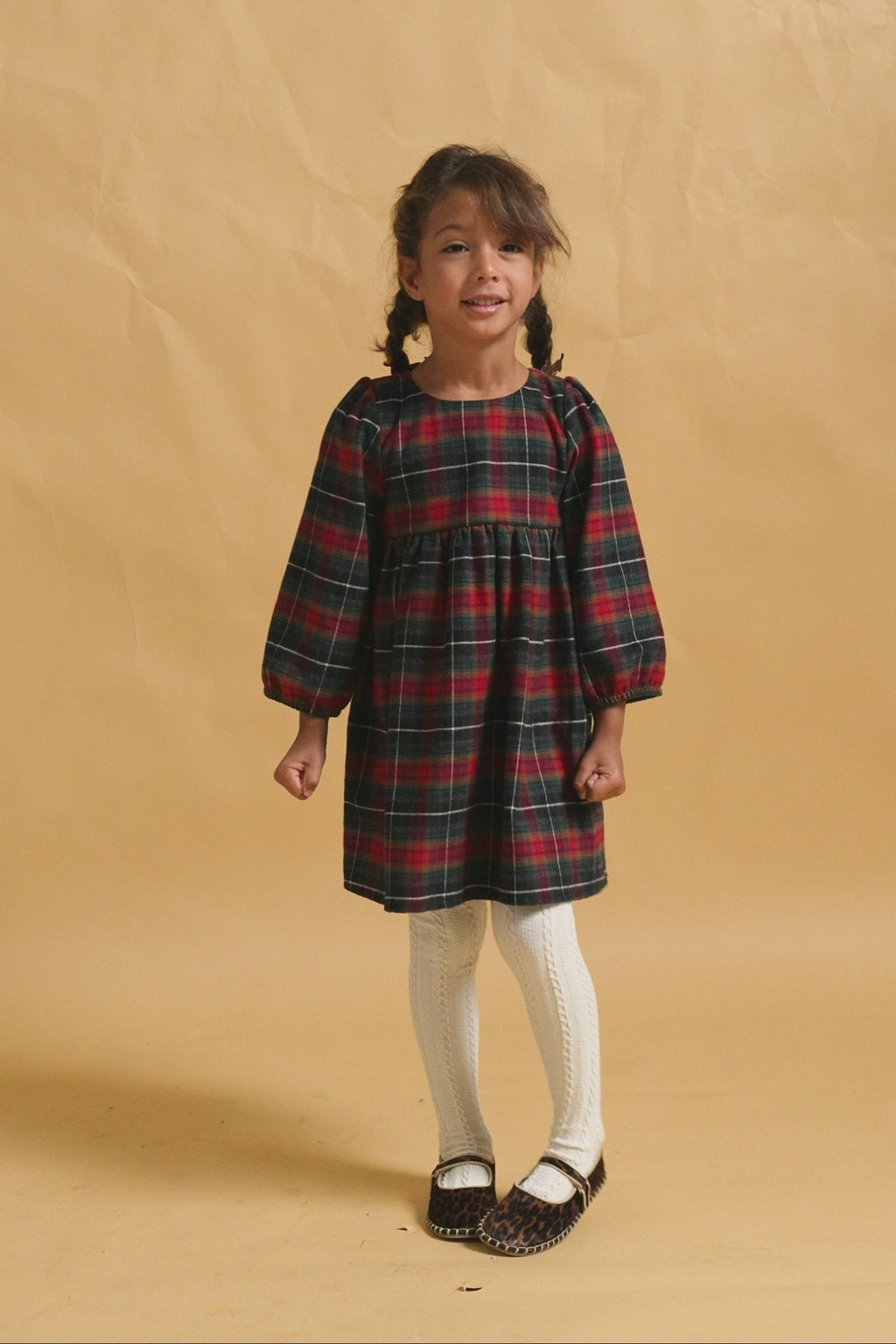 karavan clothing fashion fall winter 25 homecoming rookies collection margarita dress checked red green