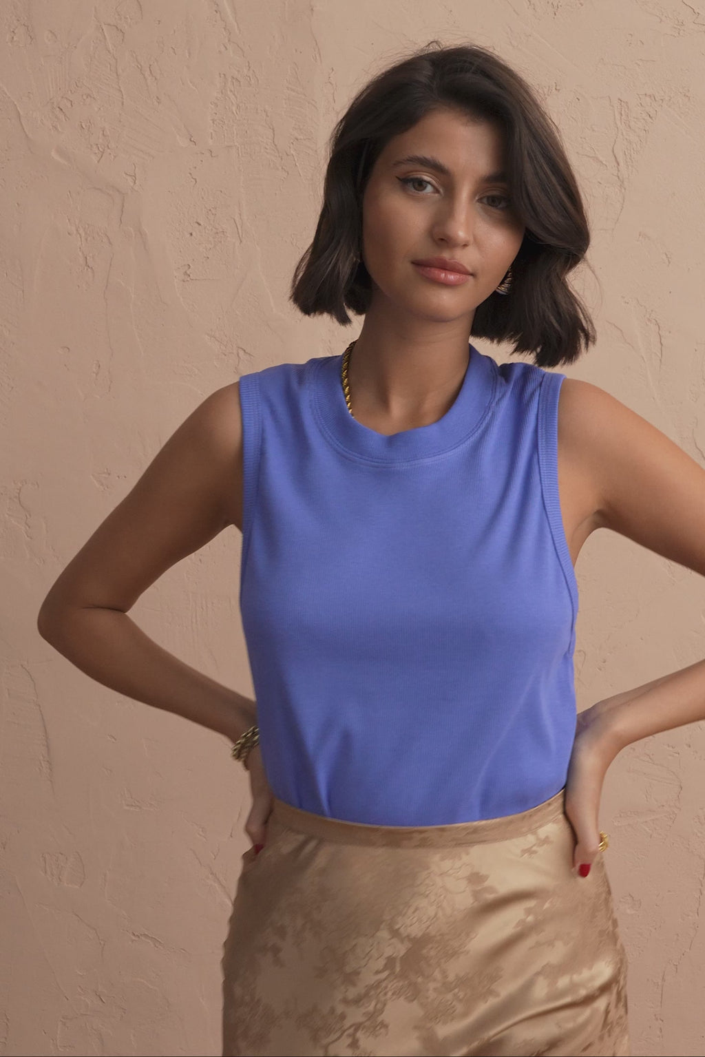 karavan clothing fashion spring summer 25 krvn ethel top purple