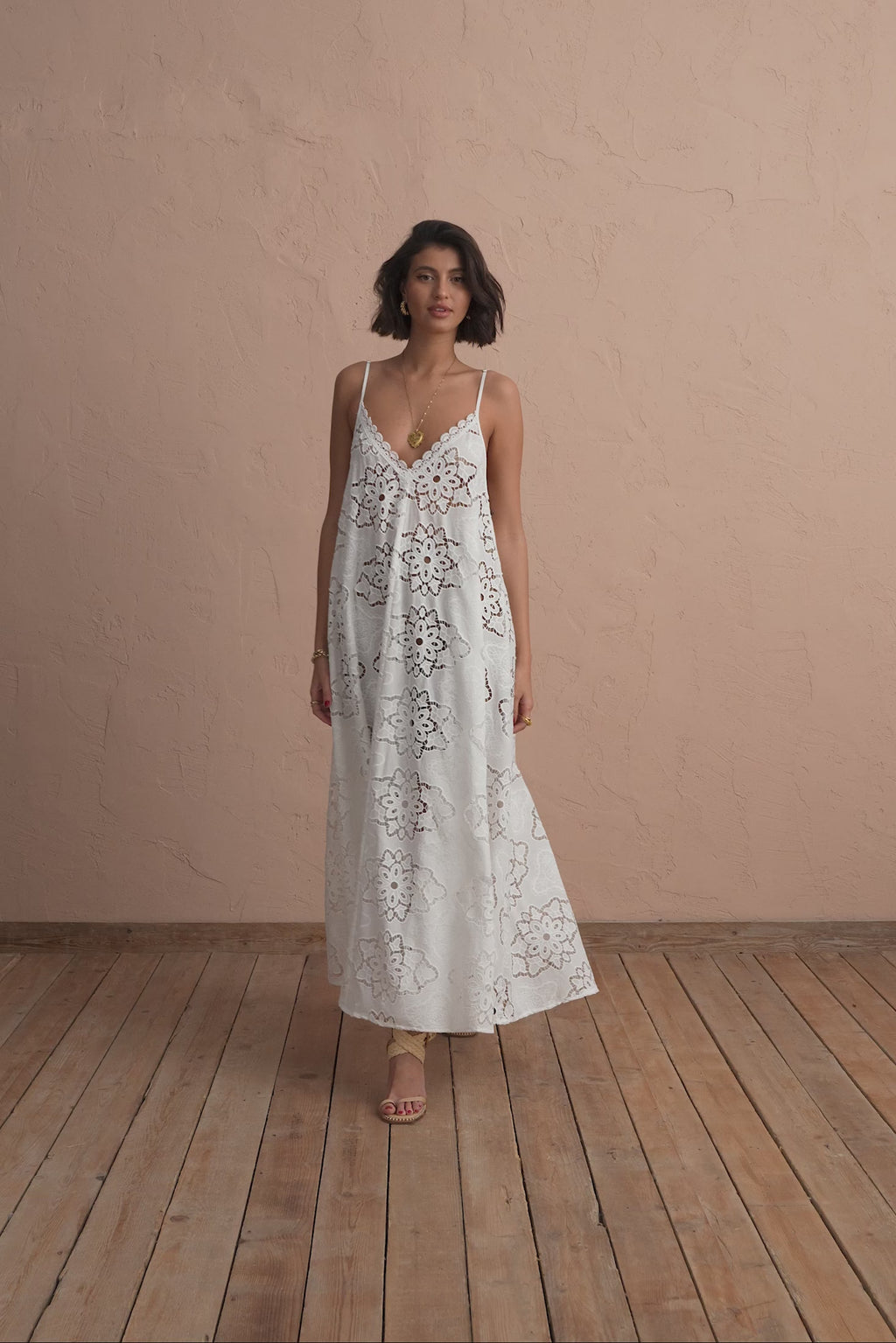 karavan clothing fashion spring summer 25 krvn brittany dress white
