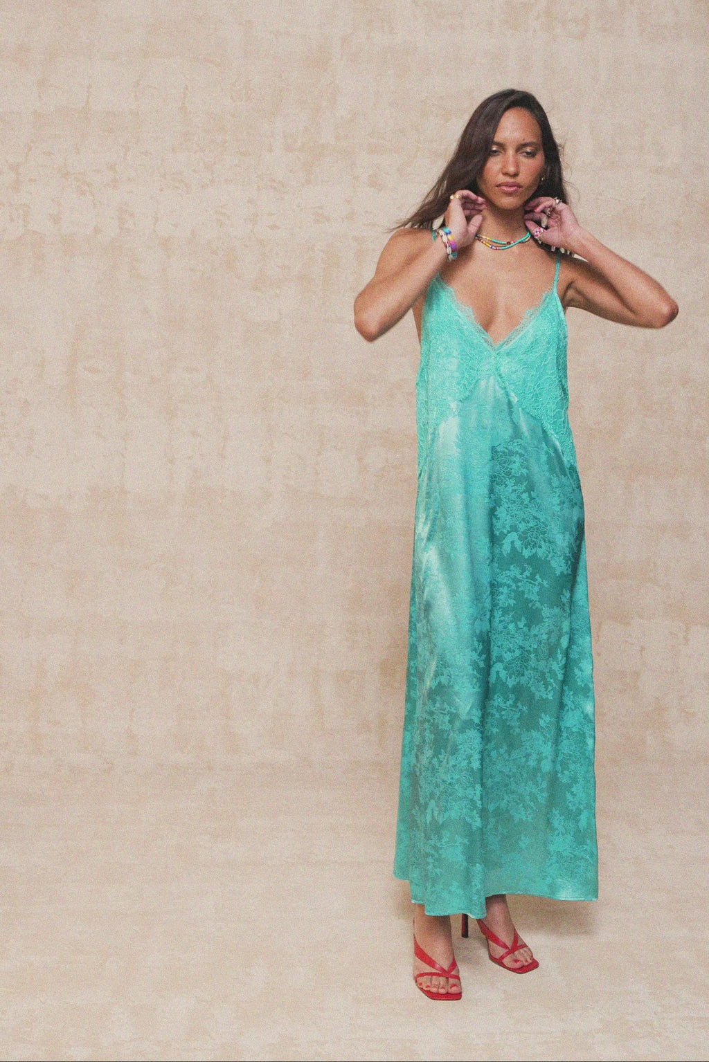 karavan clothing fashion krvn spring summer 26 nai collection colette dress aqua